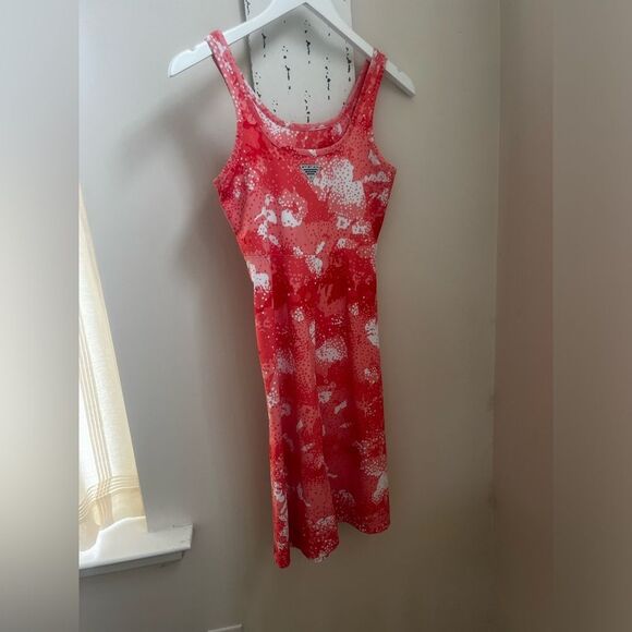 Columbia Floral Mini Dress - Coral and White; Size XS; Like New! No flaws - Picture 5 of 11